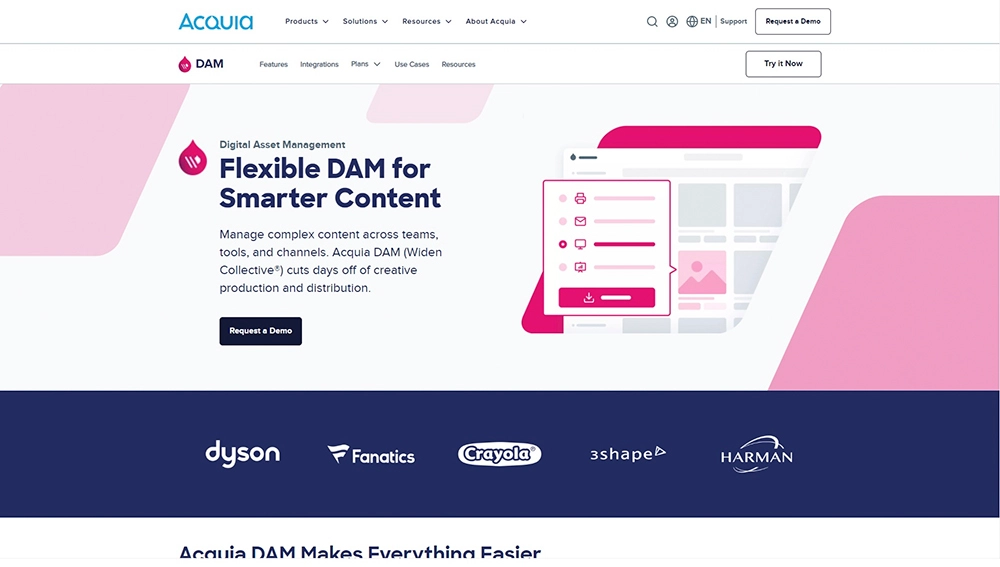 2. Acquia DAM (Widen Collective)