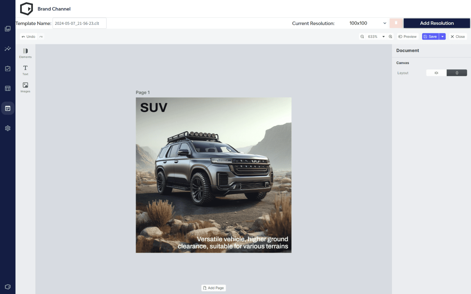 Create brand assets at scale with creative automation and templates and is one of the best Frontify alternatives for this reason.