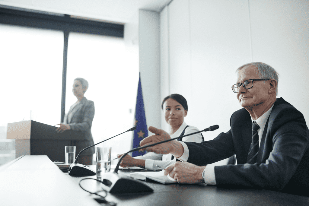 European politicians debate the European Accessibility Act.