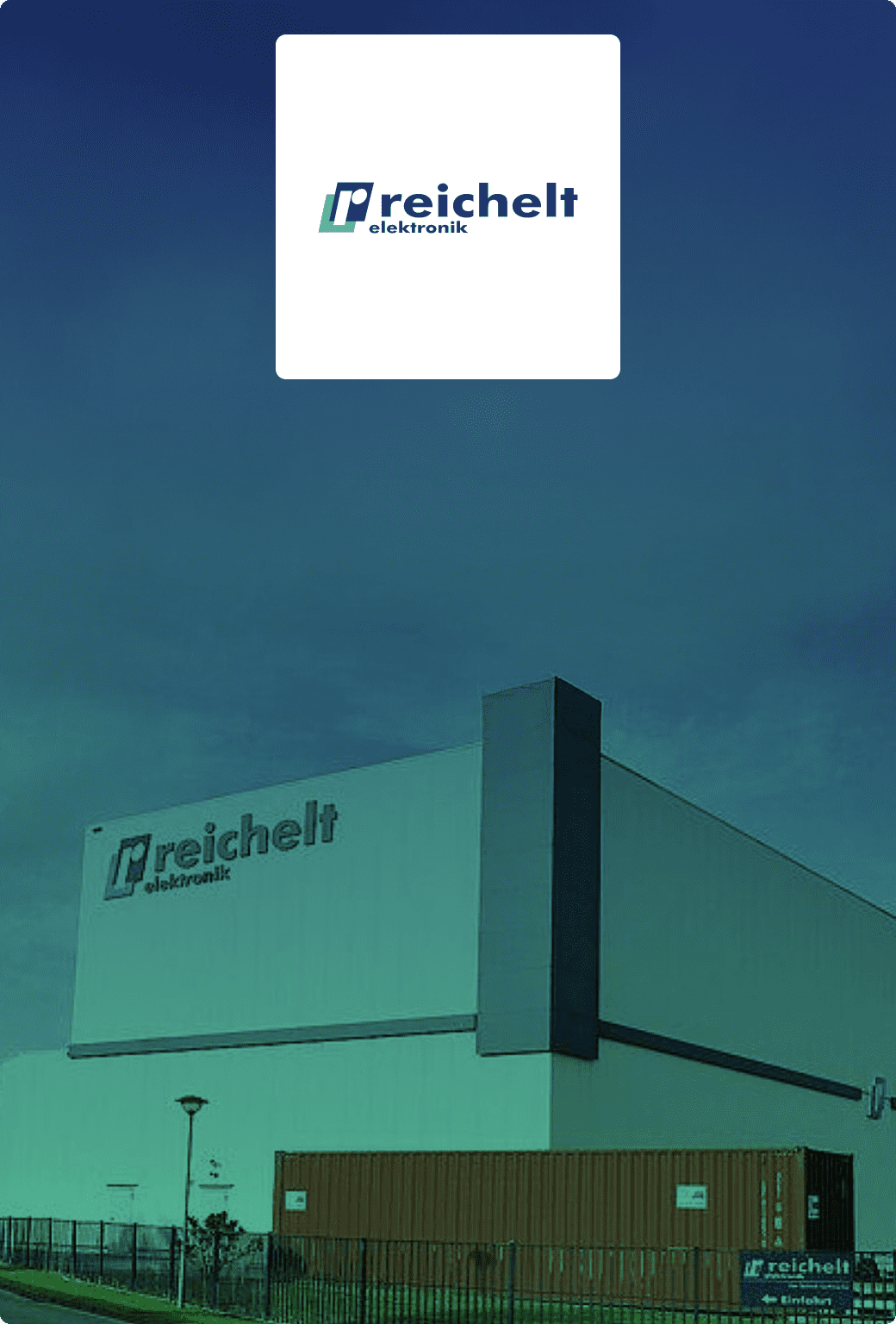 The Reichelt headquarters in Sande, Germany.